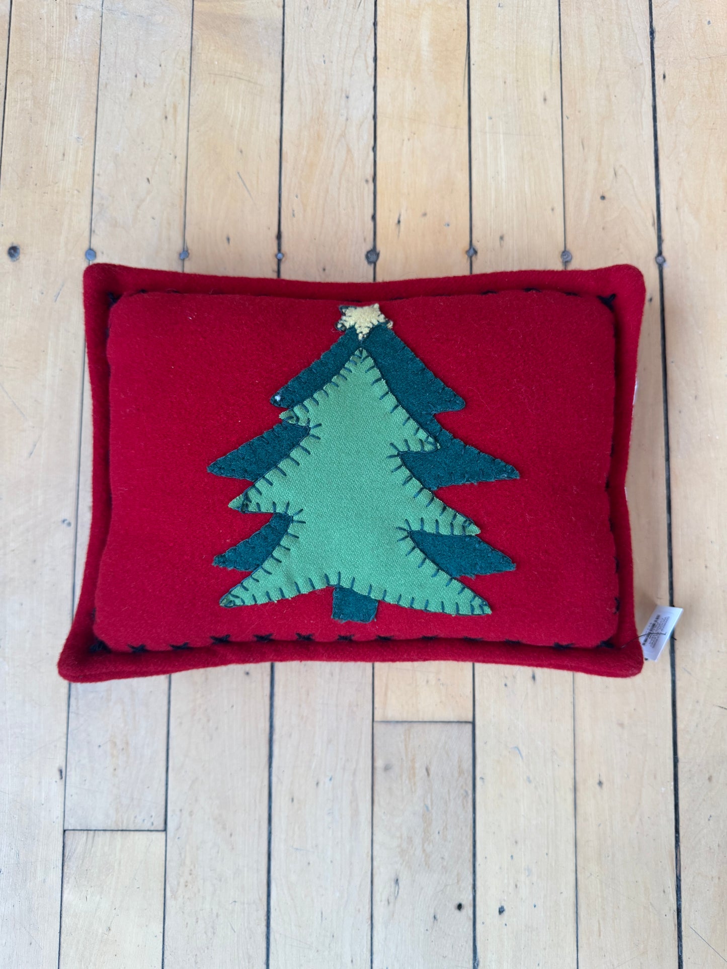 WOOL BLEND CHRISTMAS PILLOW