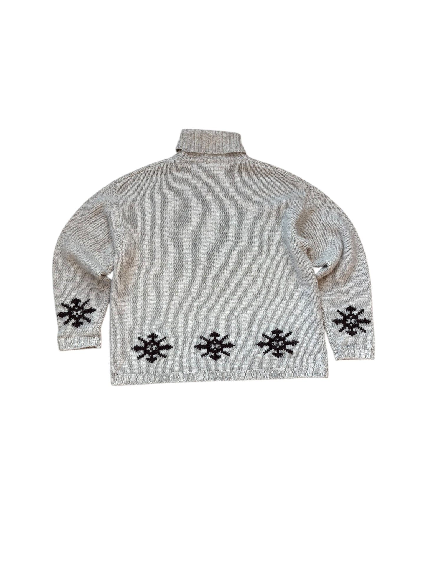 VINTAGE WOOL MOOSE TURTLENECK (XL)