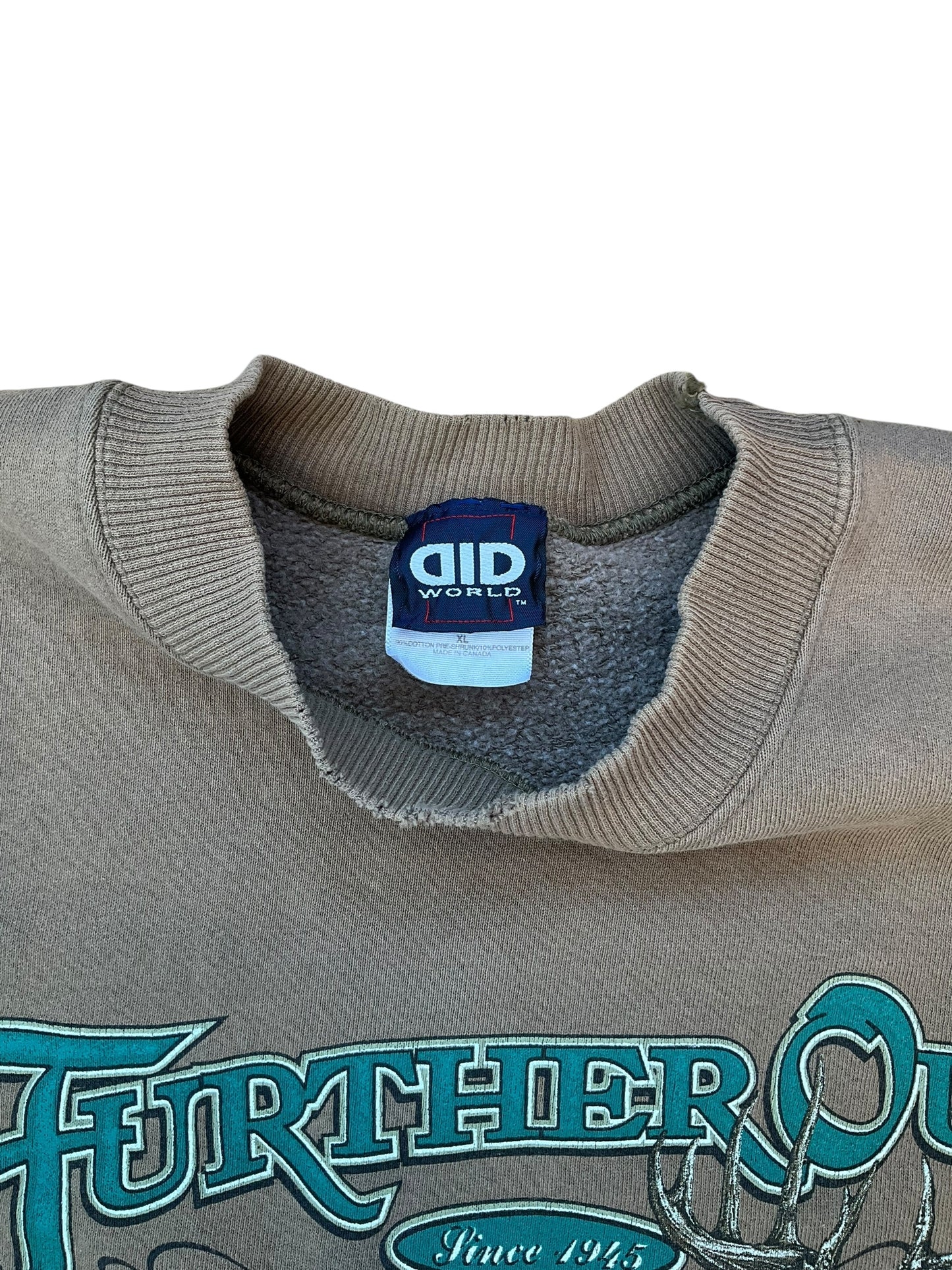 VINTAGE FURTHER OUT HUNTING CREW (XL)