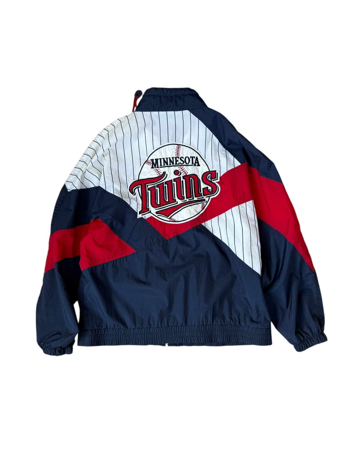 90'S MINNESOTA COLORBLOCK TWINS JACKET (L)