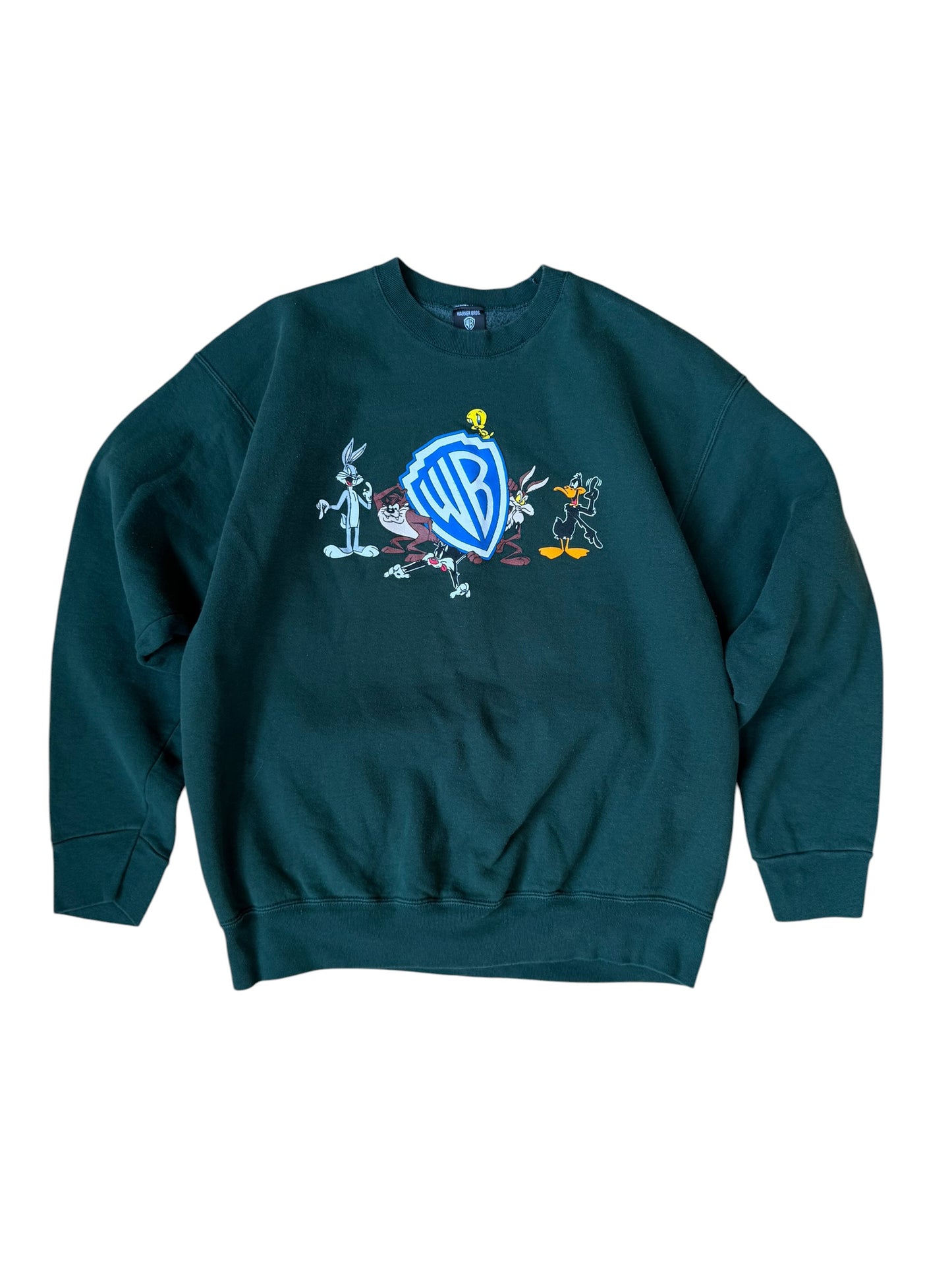 1996 VINTAGE WARNER BROS STUDIO STORE CREW (XXL)