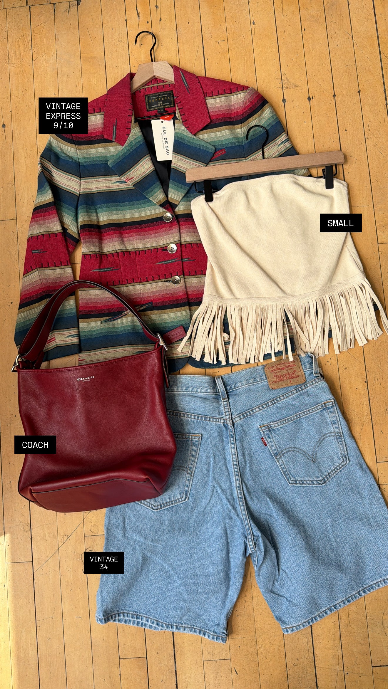 ANTHROPOLOGIE ENDLESS ROSE FRINGE TUBE TOP (S) - MSRP $85