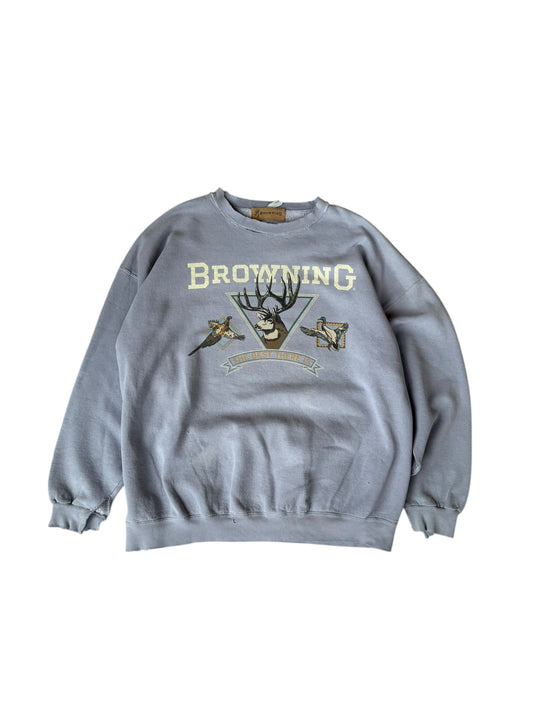 VINTAGE LILAC BROWNING CREW (XXL)