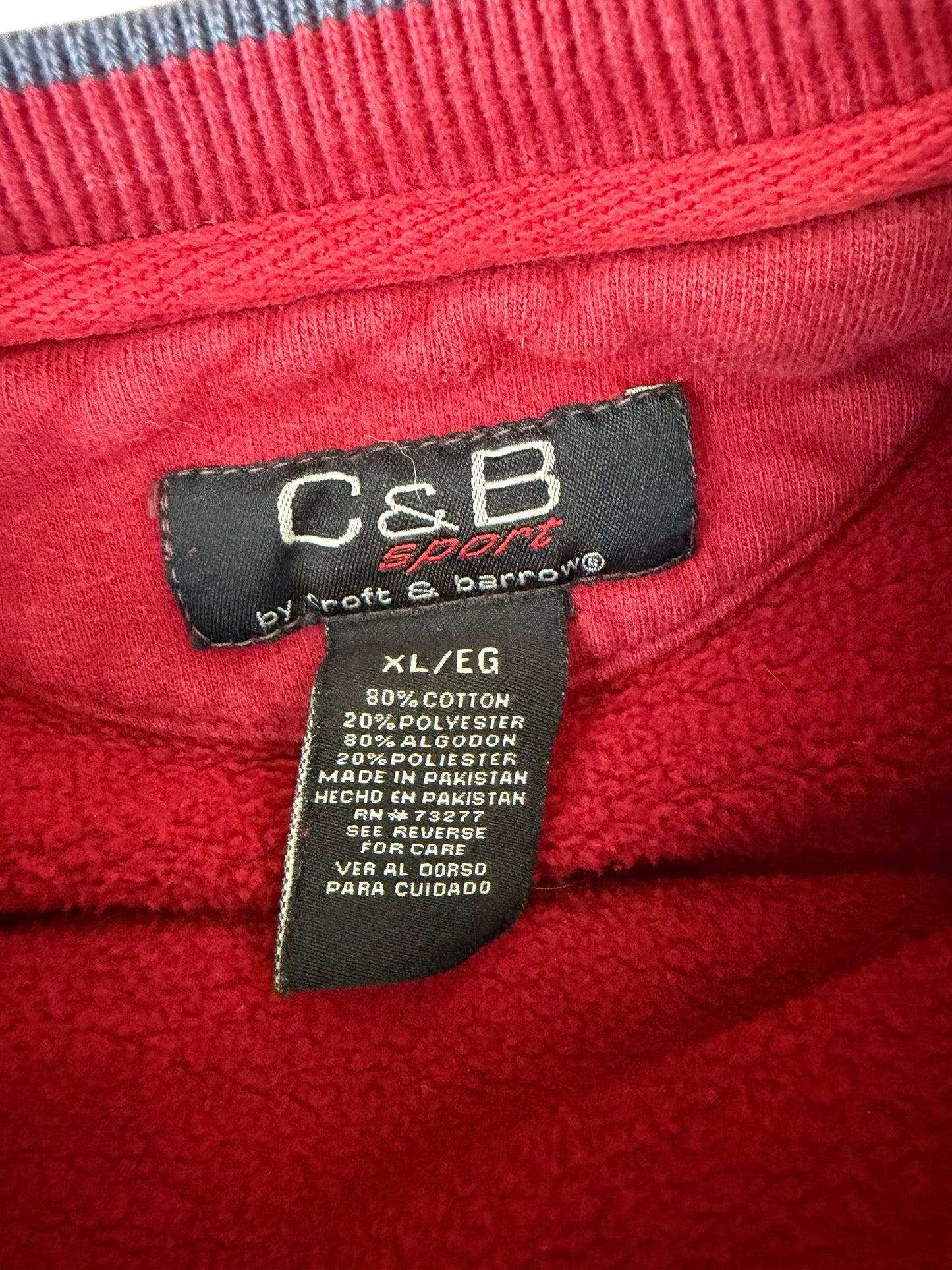 VINTAGE C & B USA BOUCLE CREW (XL)