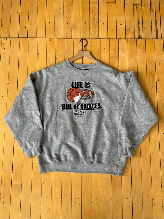VINTAGE LIFE CHOICES BIG DOGS CREW (M)
