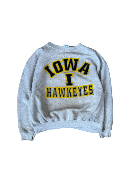 VINTAGE IOWA HAWKEYES CREW (XXL)