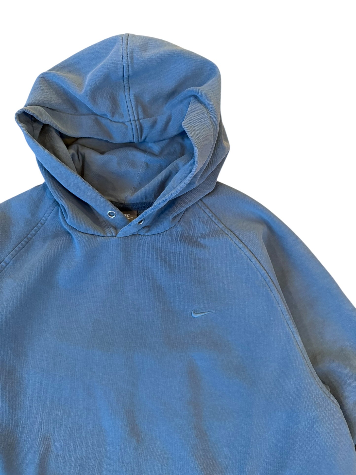 Y2K VINTAGE NIKE TONAL HOODIE GREY/BLUE (L)
