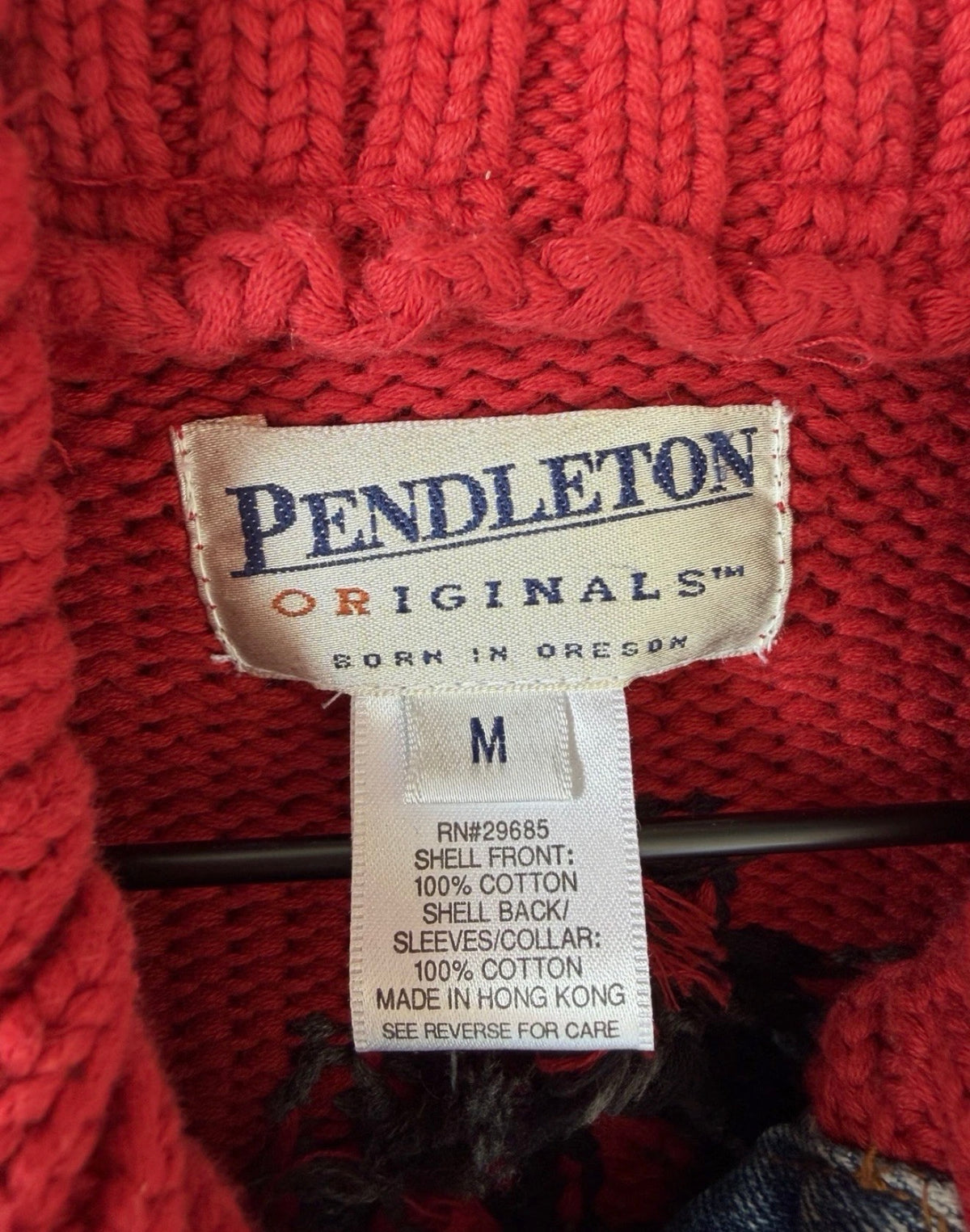 90'S VINTAGE PENDELTON DENIM AND BRONCO JACKET (M)