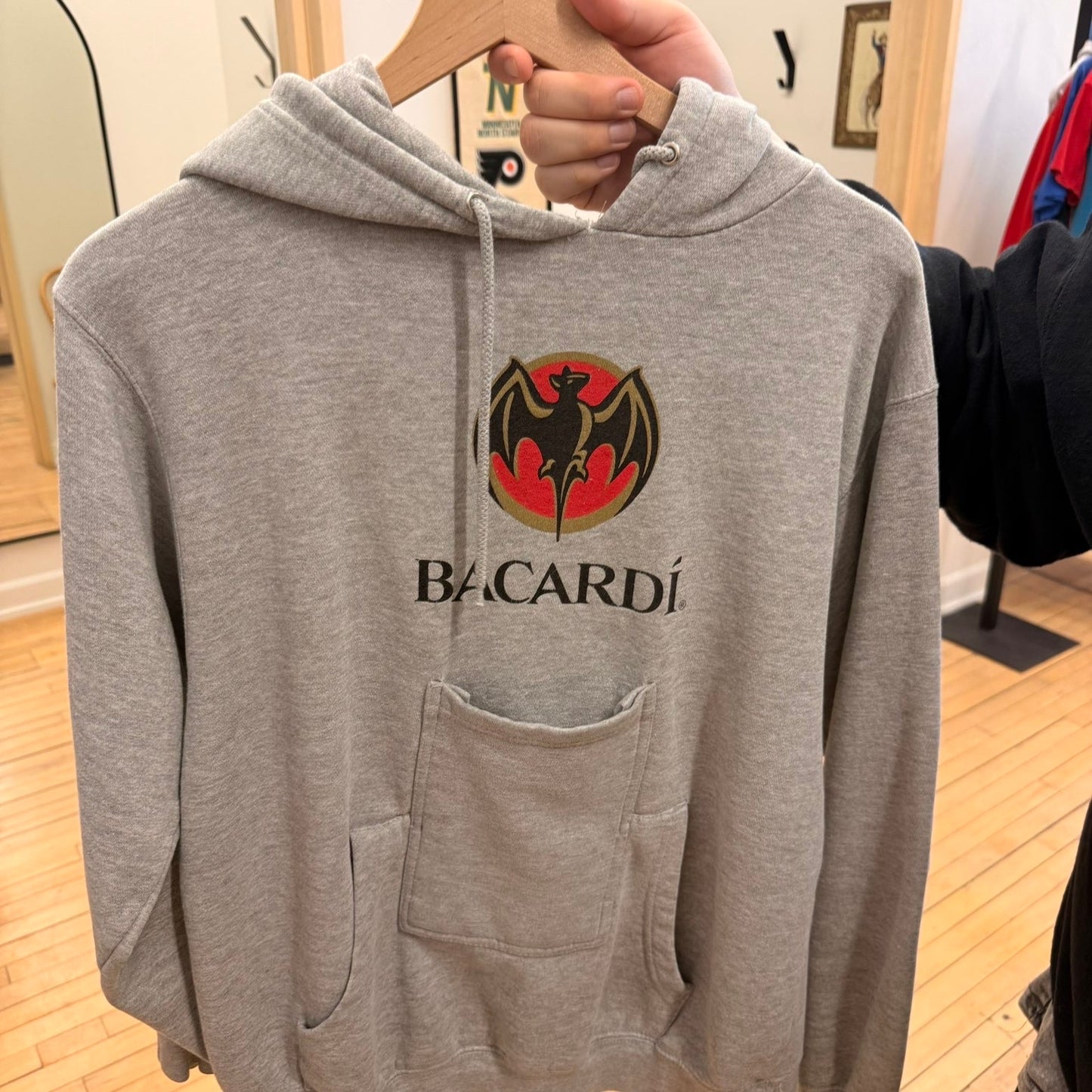 BACARDI HOODIE WITH BEER POCKET (M)