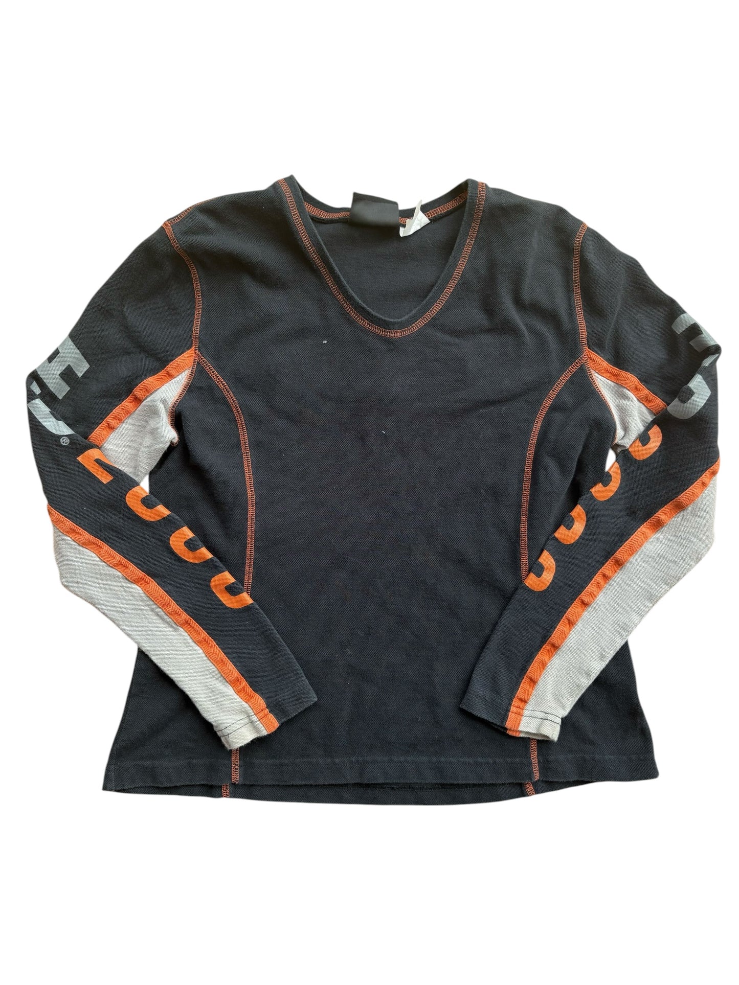 2000 Y2K VINTAGE HARLEY DAVIDSON SKULL PATCH LS (M/L)