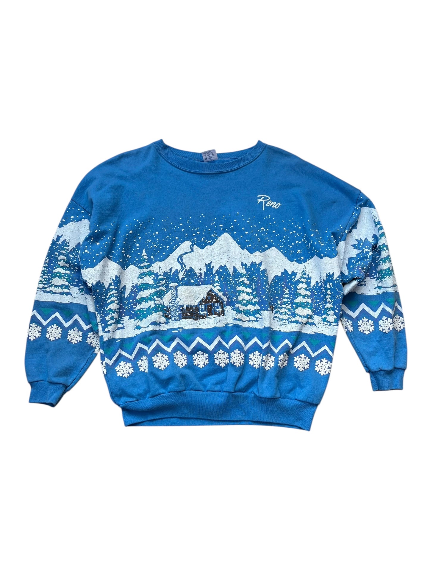 VINTAGE RENO SNOW SCENE CREW (OS)
