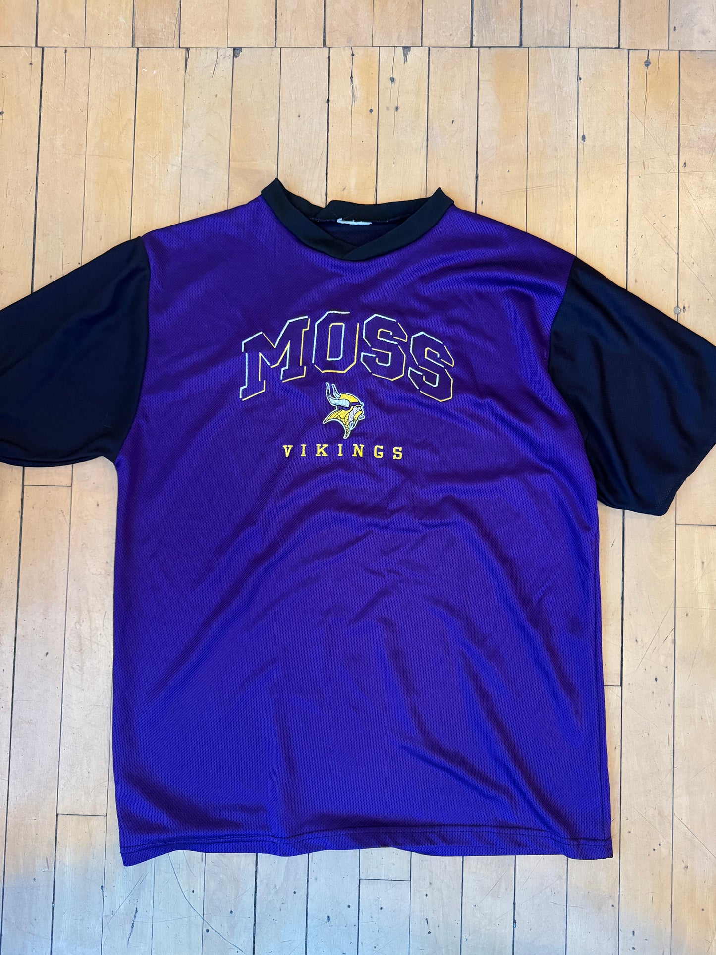 VINTAGE RANDY MOSS VIKINGS JERSEY TEE (L/XL)