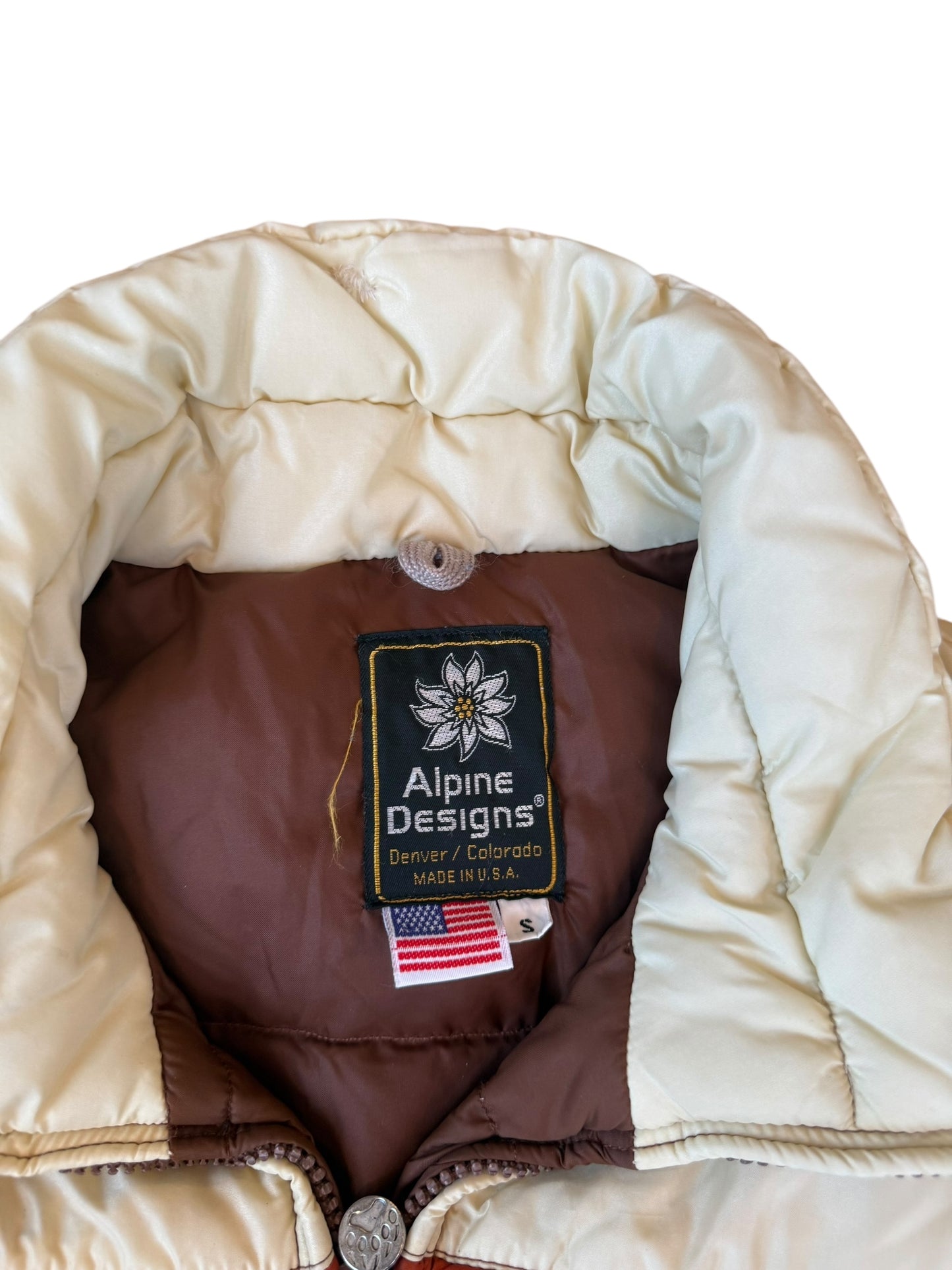 80'S VINTAGE ALPINE DESIGNS SKI JACKET (S)