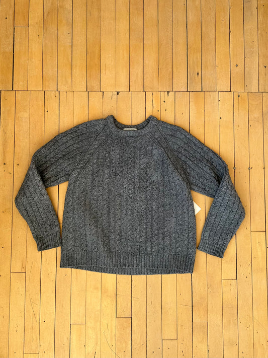 VINTAGE J. CREW WOOL/COTTON BLEND SWEATER (M)