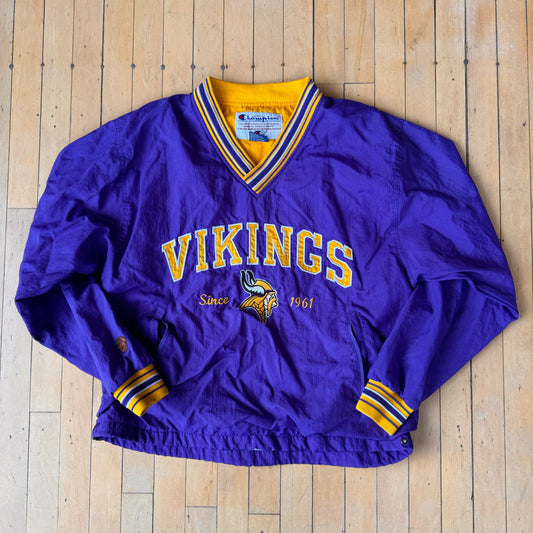 VIKINGS WINDBREAKER PULLOVER (M)