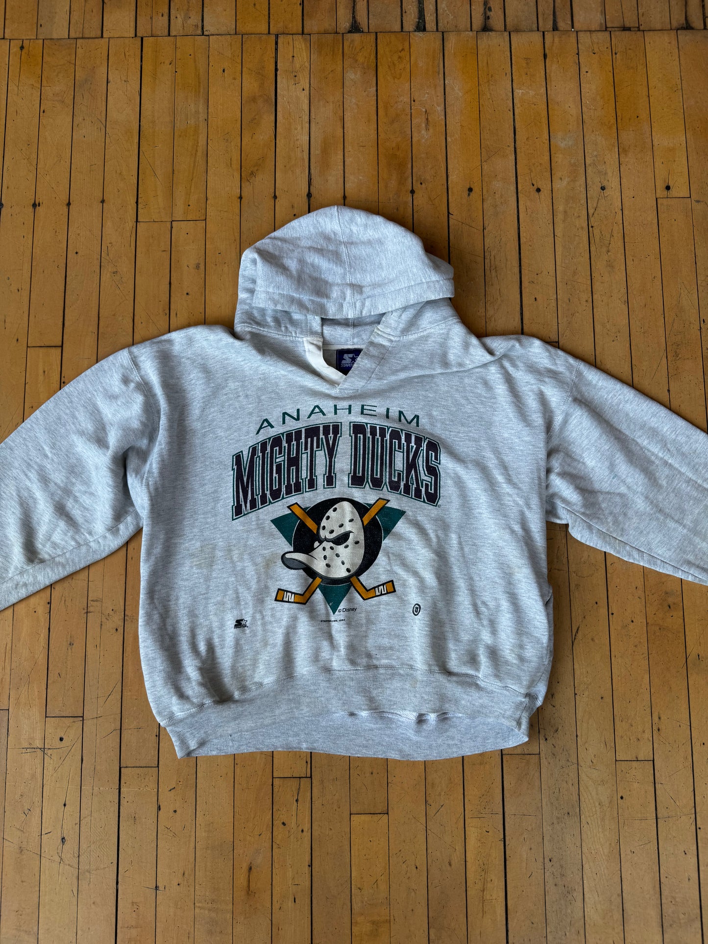 VINTAGE STARTER MIGHTY DUCKS HOODIE (XL)
