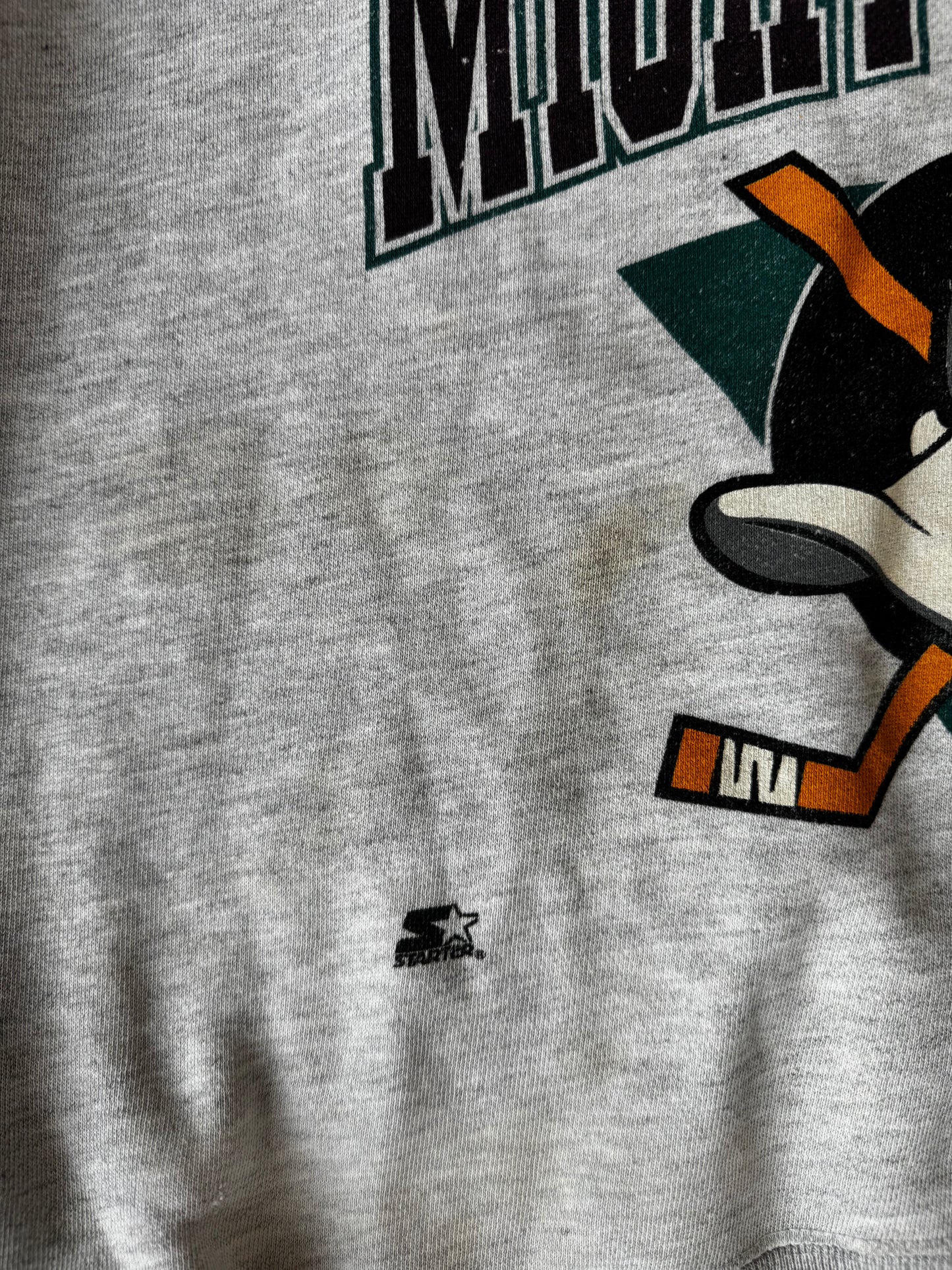 VINTAGE STARTER MIGHTY DUCKS HOODIE (XL)