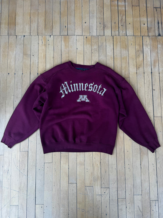 VINTAGE MINNESOTA OLD ENGLISH CREW (L)