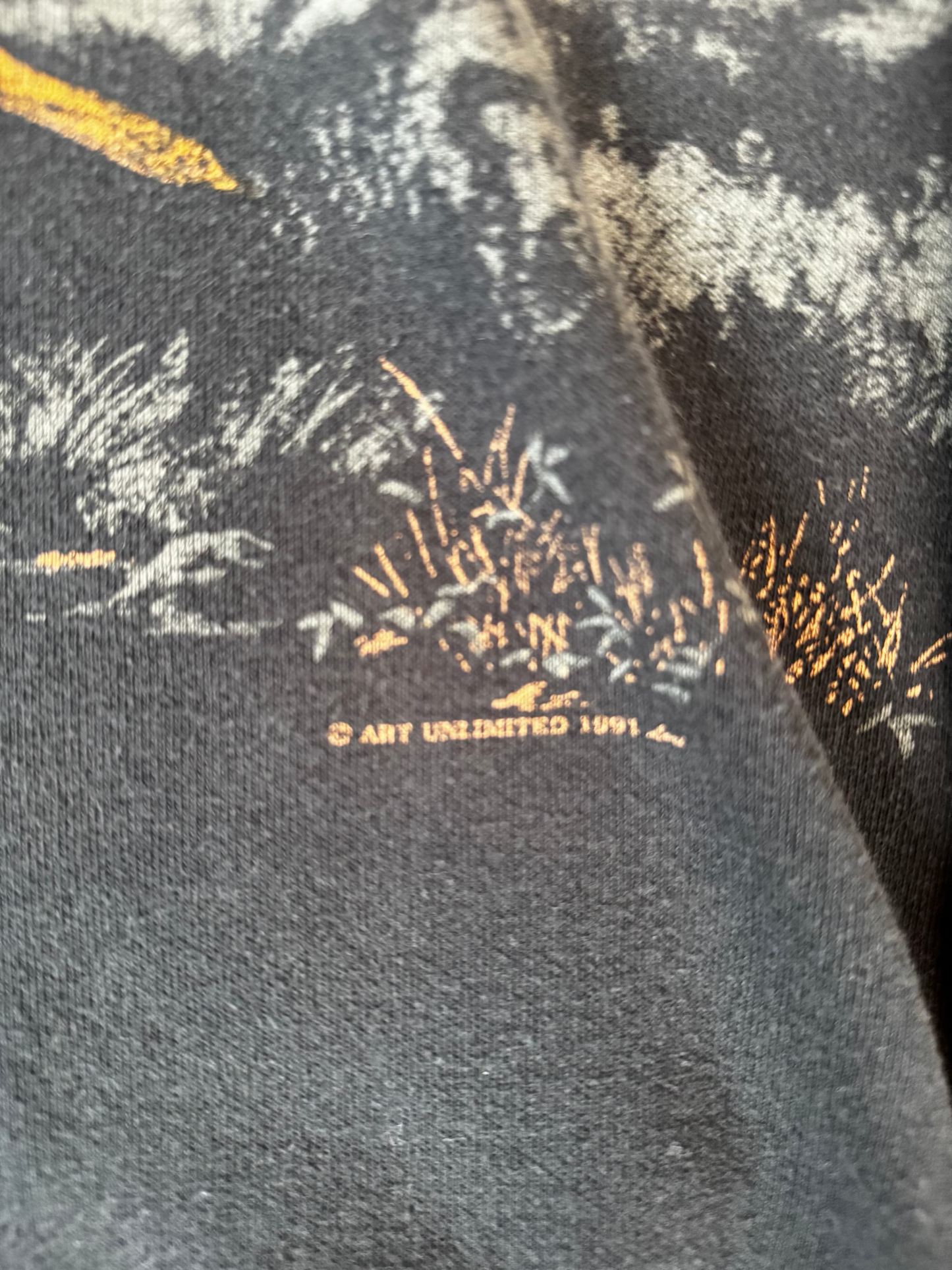 1991 VINTAGE DEER GRAPHIC CREW (XL)