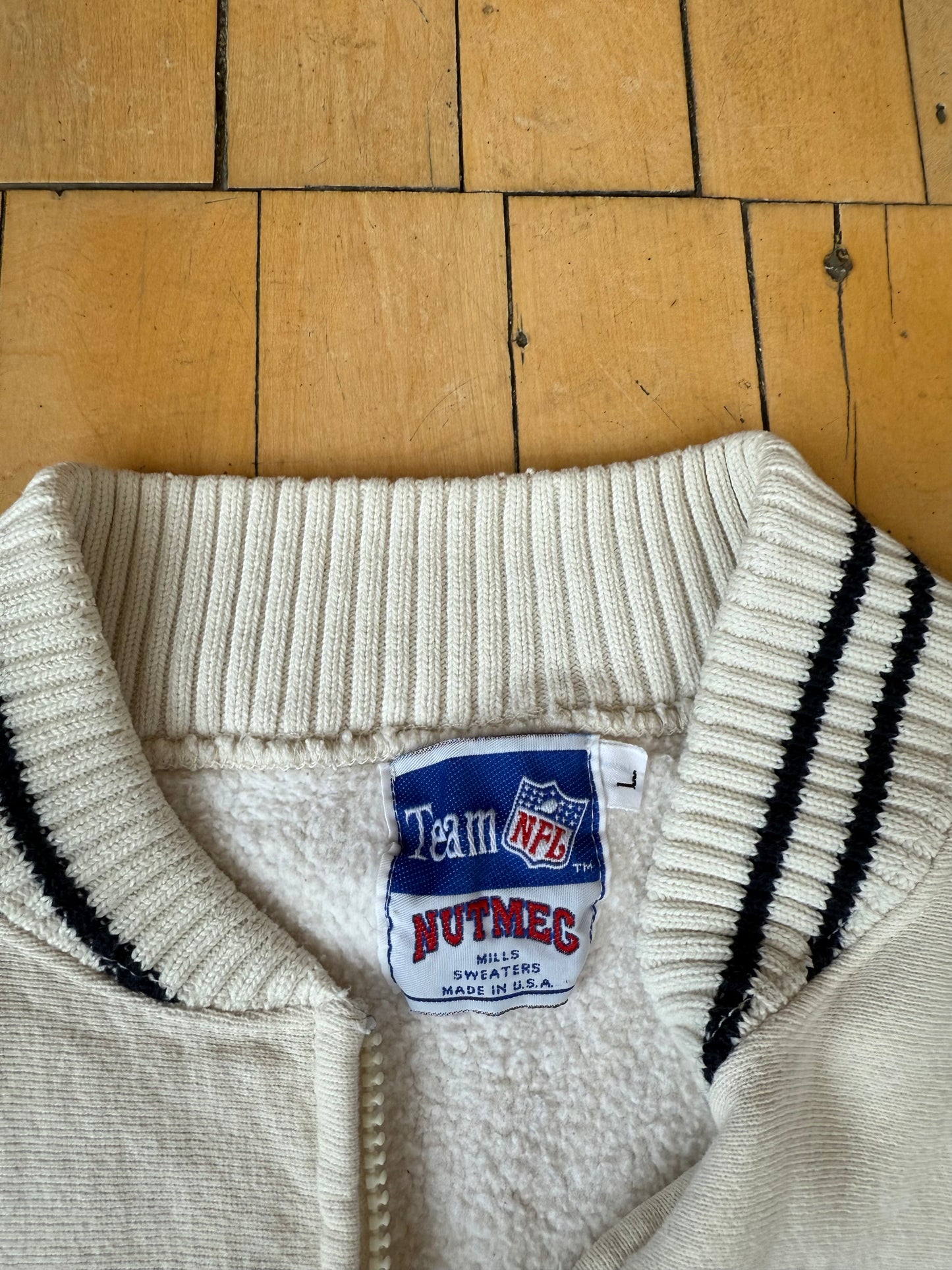 VINTAGE VIKINGS ZIP UP SWEATJACKET (L)